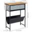 Solid Wood Free Standing Magazine Rack