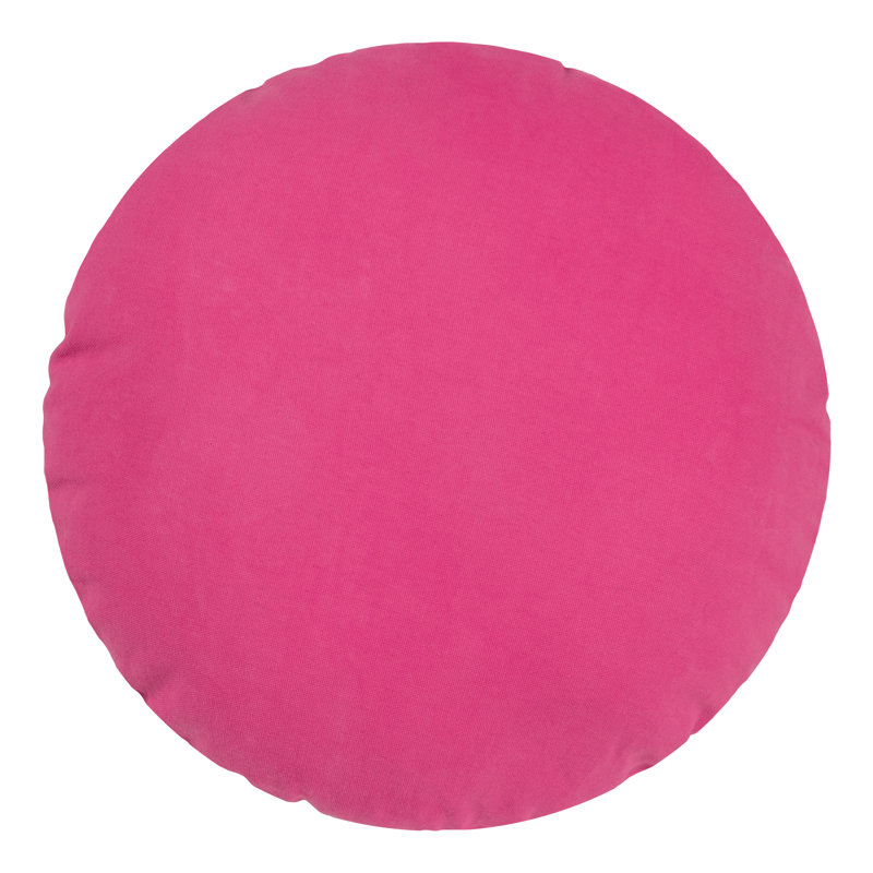 Circular Throw Cushion, Lilac/Pink