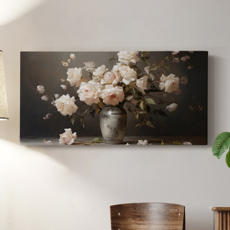 Botanical Series-CDLX III - Toile tendue avec châssis - Prêt à être accroché, H 16 po x l 32 po
