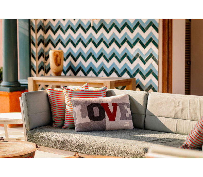 Love Throw Pillow, Pink
