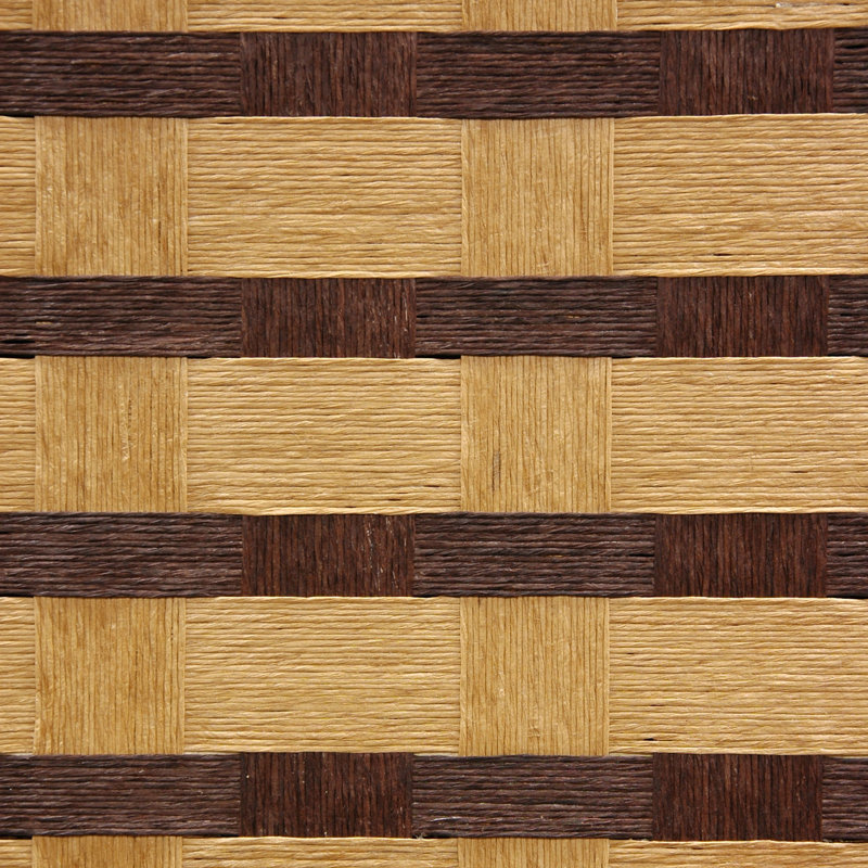 6 ft. Tall Two Tone Natural Fiber Room Divider, 4
