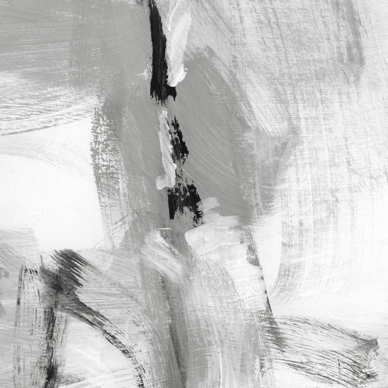 Soft Grey I by Christina Long - Wrapped Canvas Painting, 91cm H x 91cm W x 3.8cm D