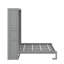Lit escamotable double avec tablettes-1263004992