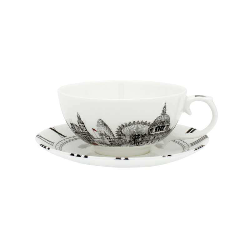 Théières 16 oz HALCYON DAYS Ensemble de théière sans motif
