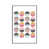 White Floater Framed