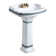The Renovators Supply Inc. 22.88'' White Porcelain Rectangular Bathroom Sink with Overflow