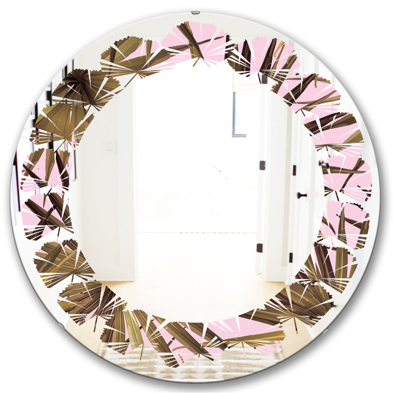Miroir mural Tropical, H 31,5 po x l po