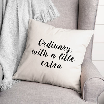 Ordinaire, avec juste un petit coussin supplémentaire