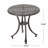 Outdoor 19" Cast Aluminum Side Table