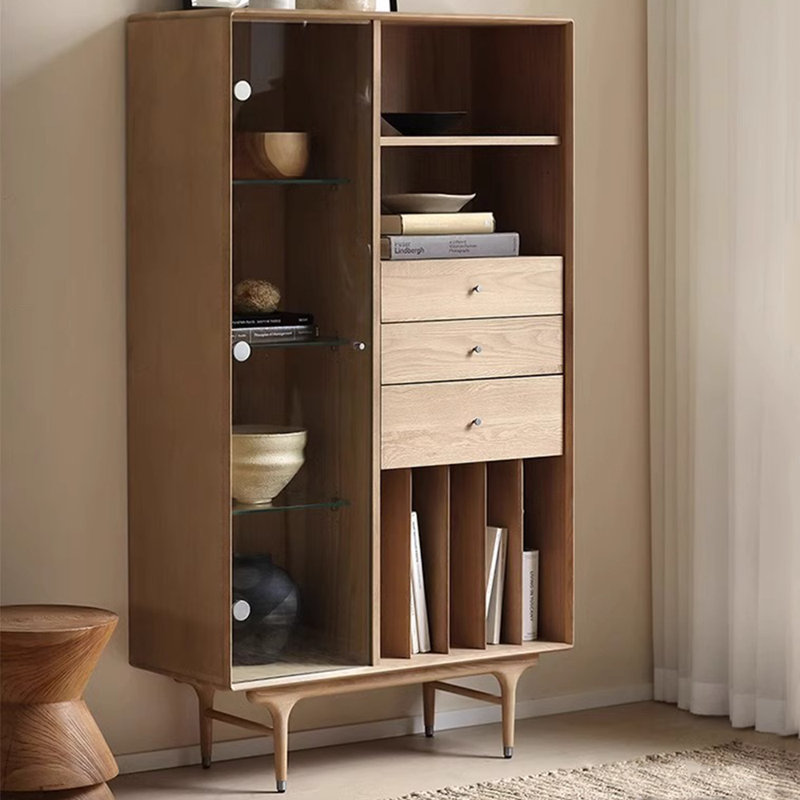 Bibliothèque de style moderne et minimaliste, Burlywood