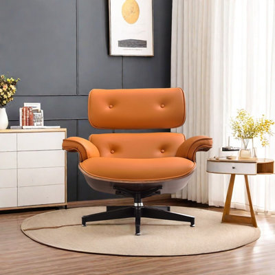 Napa Leather Ergonomic Swivel Chair