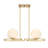Sangavi 1 - Light Brushed Gold Pendant