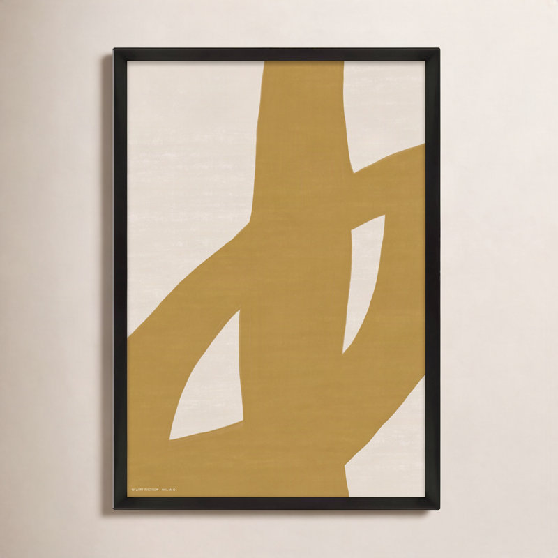 Form And Fusion 1 Print by Romina Gadler, 30" H x 21" W x 1.25" D, Black Framed Paper