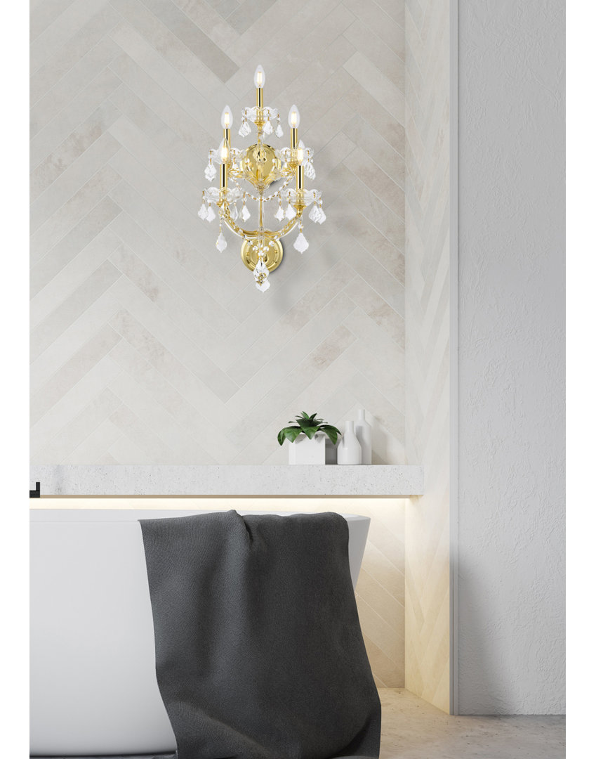 Stockard Wall Sconce Willa Arlo™ Interiors Crystal 