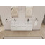 Meuble-lavabo mural 60 po avec lavabo, lavabo à double rebord épais en résine-1438604397