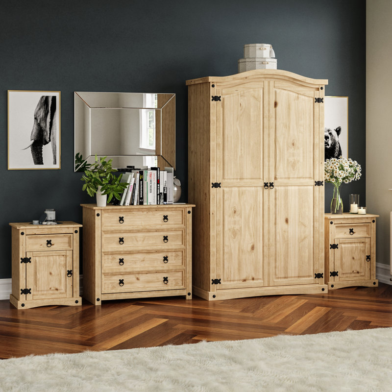 Harold Solid Wood Piece Bedroom Set