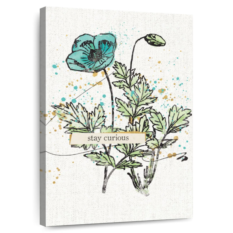 «Harnek Thoughtful Blooms Curious», H 24 po x l 16 po