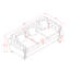 Canapé rembourré 85,8 po Chesterfield-237156198