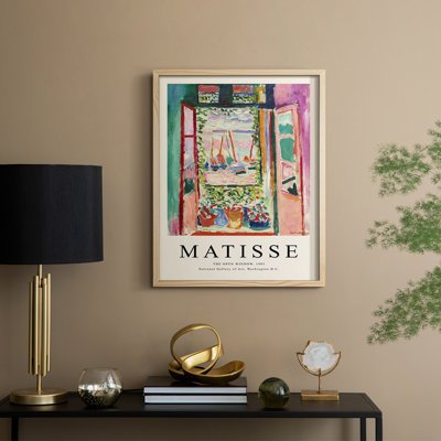 Matisse CXCVII, reproduction d'art encadrée - bois massif