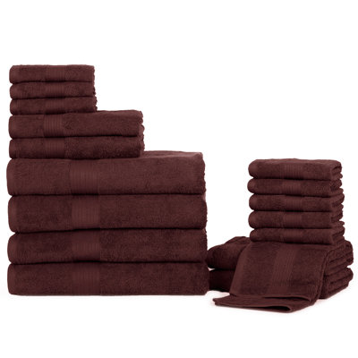 Ensemble de serviettes 100% coton doux et épais Como