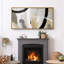 «Neutral Abstract Brushstrokes», impression sur toile encadrée, décor minimaliste moderne-115271057-115271061