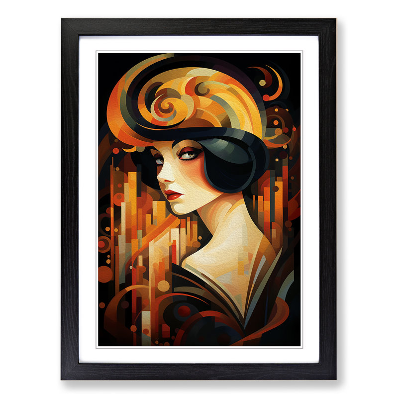 Single Picture Frame Print on Wood, Black Framed, 64cm H x 46cm W