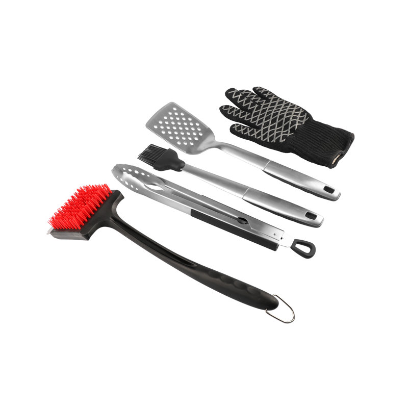 Stainless Steel Non-Stick Dishwasher Safe Grilling Tool Set