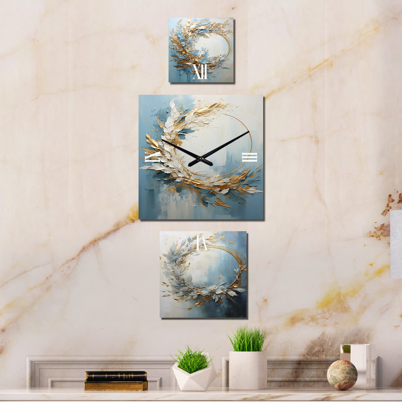 Lyne Metal Wall Clock