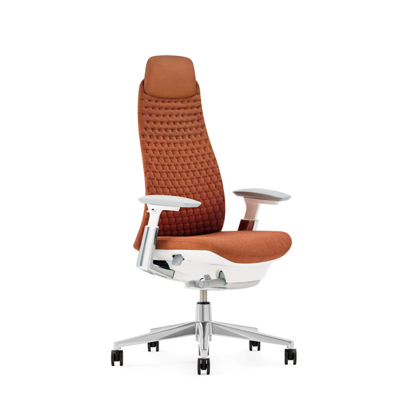 Haworth Fern Digital Knit Executive Chair, Ember, Yes