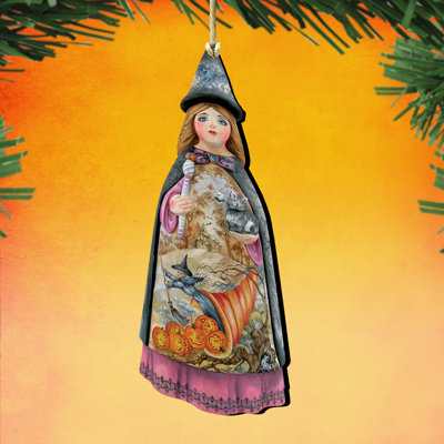 5'' Handmade Wood Shatterproof Holiday Shaped Ornament