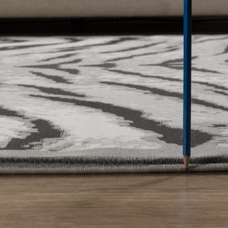 Tapis gris fonctionnel Hide Hide_CHD1005, Rectangle 7 pi 10 po x 10 pi 3 po