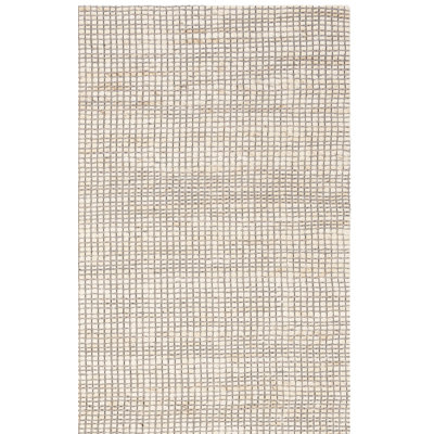 Tapis ivoire tissé à la main Zaragoza