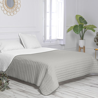 Seline Cotton Solid Colour Bedspread