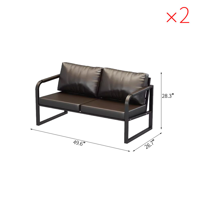 Banc rembourré en similicuir