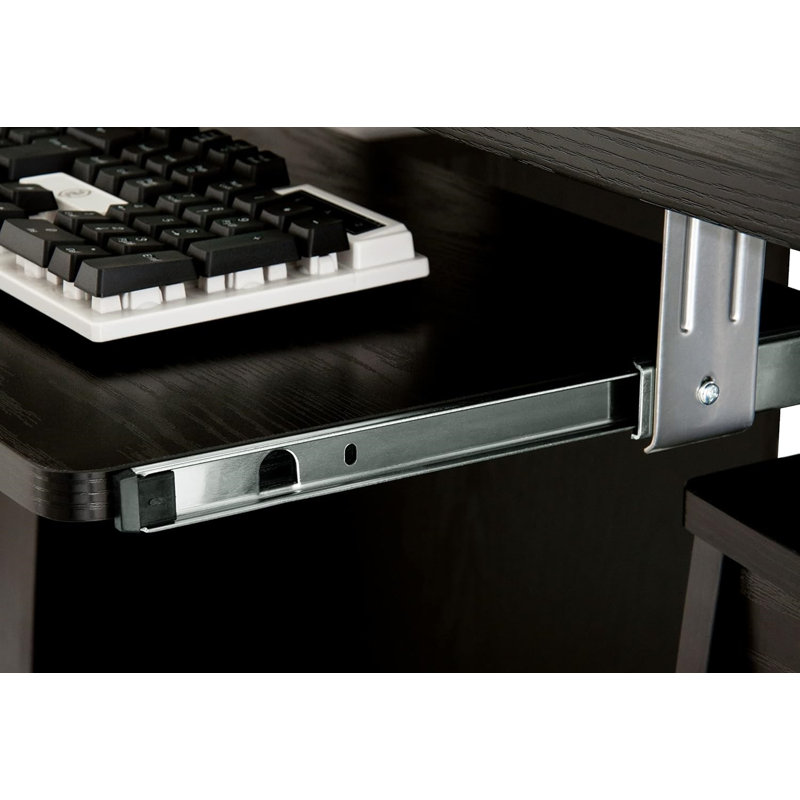 47.25" Ergonomic Computer Drawers & File Cabinet For Home Office Storage, Writing Desk