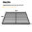 Bercht 2" Low Profile Metal Box Spring Bunkie Board, Thin Bed Slat Replacement(No legs)-1310751945