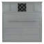 Grand lit escamotable mural avec armoires supérieures et porte-bouteilles - Lit pliant peu encombrant pour chambres d'amis, gris-252275432