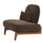 Chaise d'appoint rembourrée sans accoudoirs Hamilton-130619993-130619995
