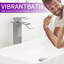Modern Single Hole Faucet for Vessel Sink - Brushed Gold Waterfall Bathroom Tap-105189771