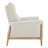  Upholstered Mannul Recliner with Solid Wood Legs and Padded Armrests-123845503