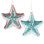 Jeweled Starfish Ornament - 5 Inches Set Of 12
