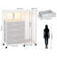 Commode 4 tiroirs avec support à vêtements et station de charge Lumina-386267330
