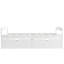 Lit plateforme simple avec deux tiroirs-114246934