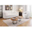 Ensemble de canapé de salon moderne 2 pièces avec fauteuil demi-tonneau pivotant à 360 ° et canapé rembourré 4 places-920716595