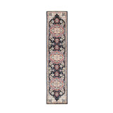 Blue Hand-Knotted Wool Sharp Precision Geometric Modern Contemporary Carpet Rug