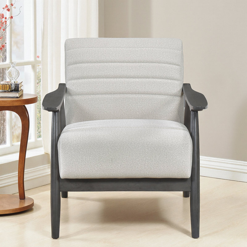 Fauteuil d'appoint décontracté 1pc, Blanc cassé