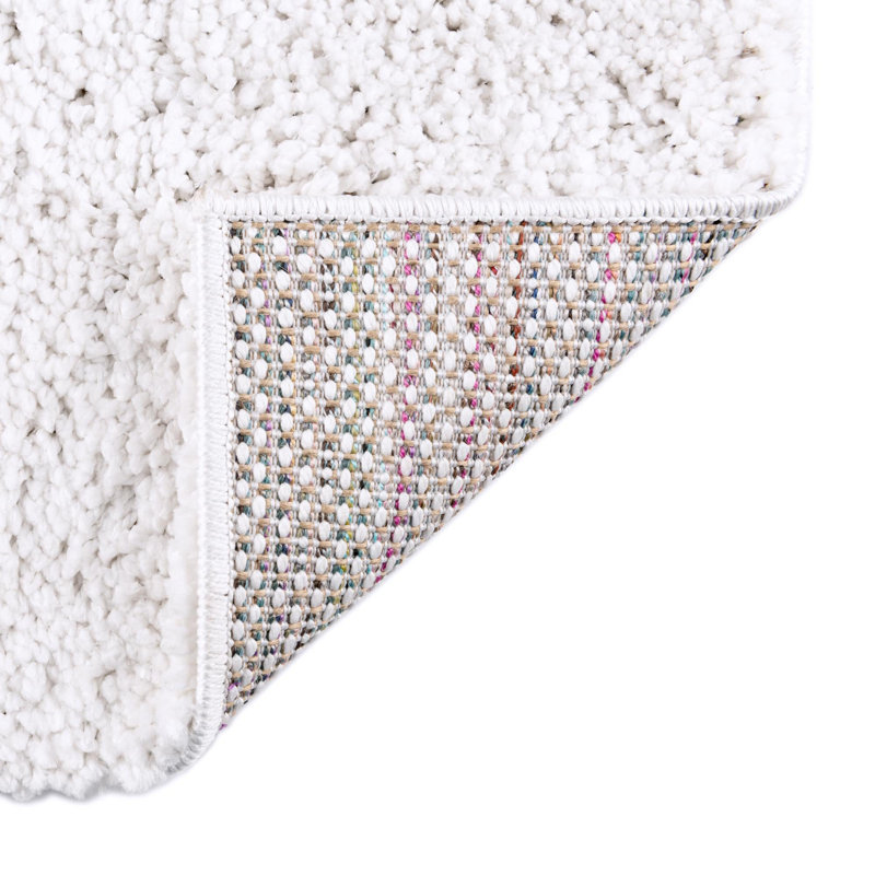 Axerpolis Jill Zarin Shaggy Shaggy Chic Rug, Square 7'10"