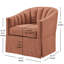 Fauteuil d'appoint pivotant avec jupe Solitude-1372179530