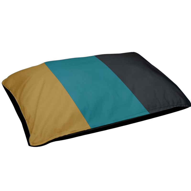 Coussin pour chien Auburn, Moyen (l 28 po x P 18 po x H 6 po), Bleu sarcelle