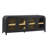 Modern Curved Easy Assembly TV Stand with Glass Doors-1645665538-1645665536